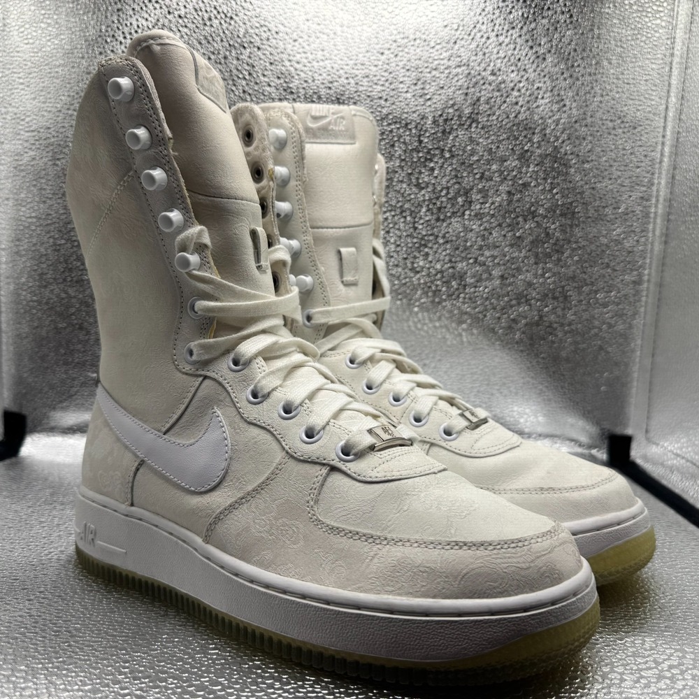 Size 7.5 Nike Air Force 1 High 07 Triple White Womens Sneakers 315187-111